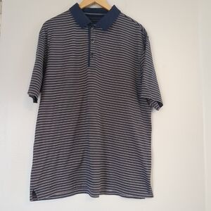 Cutter&Buck Signature Polo Mens Large Short Sleeve Preppy Golf Egyptian Cotton